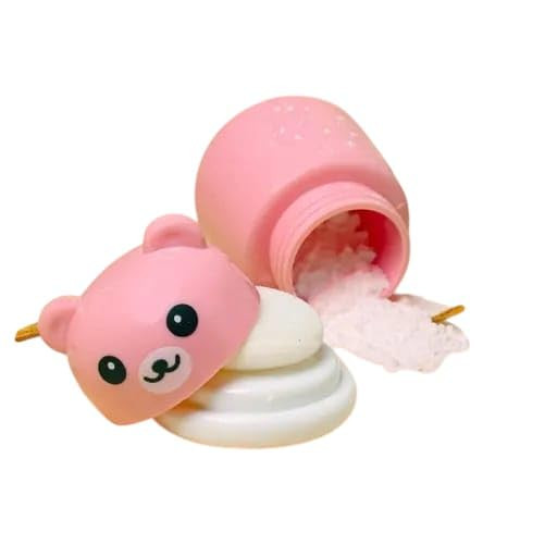 Soft Powder Puff For Baby, Kids Face And Body. Powder Puff Box, 20 Gram (pink)