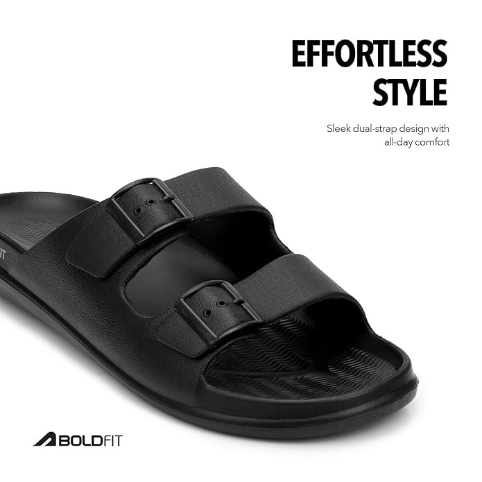 Boldfit Neoslide Sliders For Man Soft Slides For Men Lightweight Slippers For Man With Eva Cushion For Comfortable Wear Flip Flops Everyday Wear Chappals Slippers For Men
