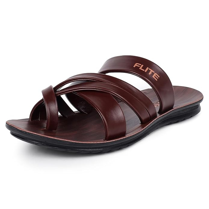 FLITE Men's Slippers/Sandals/Flats/Thong Slippers Ethnic Slippers for Boy's(Size 6 UK-10 UK)