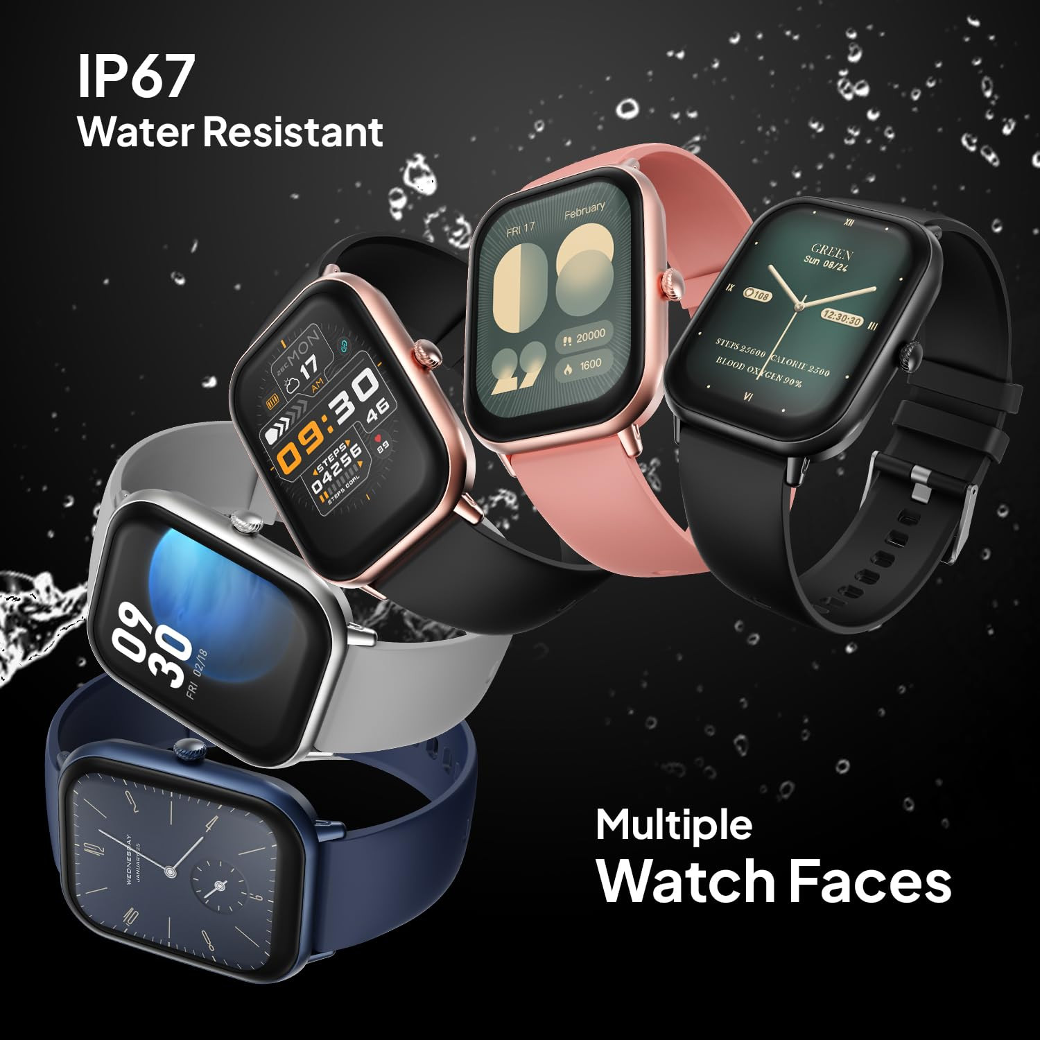 Fire-Boltt Ninja Call Pro Max Smart Watch 2.01 inch Display, Bluetooth Calling, 120+ Sports Modes, Health Suite, Voice Assistance (Black)