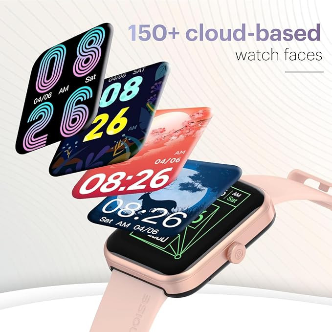 Noise Pulse 2 Max 1.85" Display, Bluetooth Calling Smart Watch, 10 Days Battery, 550 NITS Brightness, Smart DND, 100 Sports Modes, Smartwatch for Men and Women (Deep Wine)