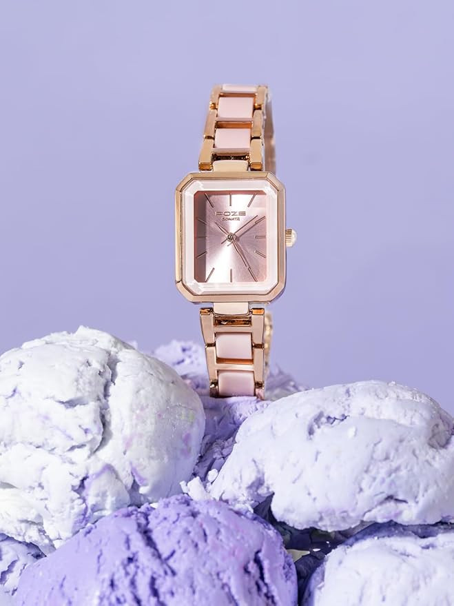 Sonata Poze 6 Soft Sorbet Quartz Pink Round Dial Women's Watch | Stainless Steel Strap Material | Watches for Women Analog - SP80129KD01