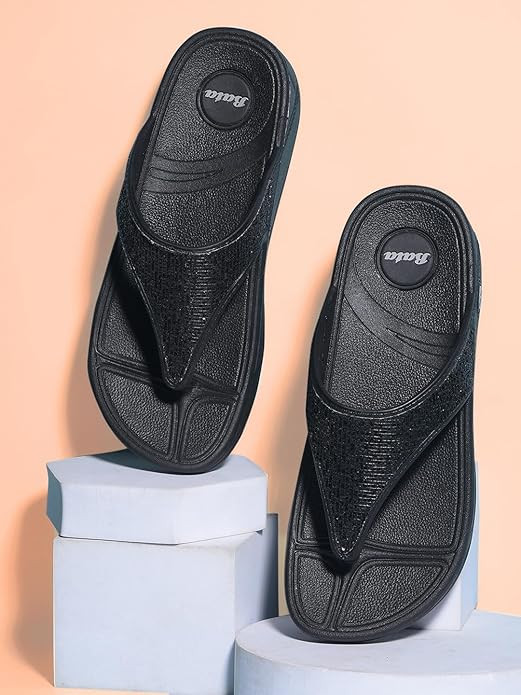 Bata Women's BLACK Sandal - 5 UK (5726121)