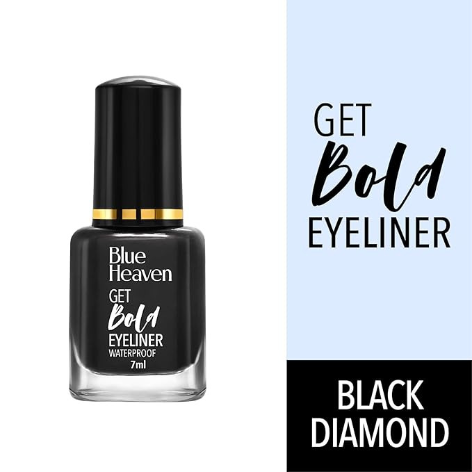 Blue Heaven Get Bold Eyeliner Waterproof (Black Diamond, 7ml)