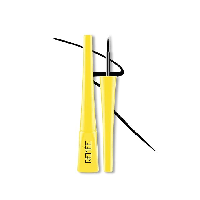 RENEE Everyday Eyeliner, Smudge-Proof & Water Resistant, One Stroke Application, Quick Dry Formula with Intense Black Pigment, Enriched with Castor Oil, Cruelty-Free Skincare Infused Makeup, 3.5 Ml, 1 Count