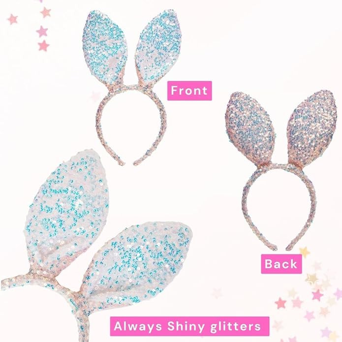 Radhu & Kabby Kids Hairband | Soft Plush Headband for Kids with Fun Animal Figure | Hair Accessory for Girls