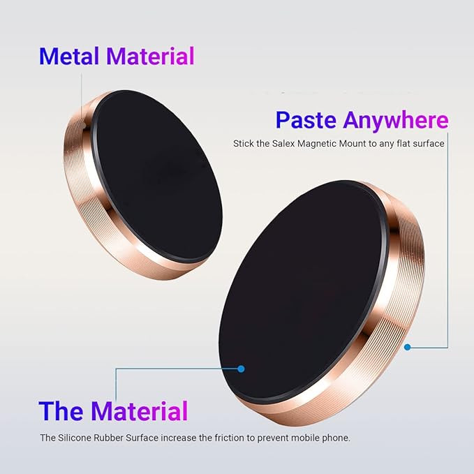 LIRAMARK Universal Magnetic Car Mount Holder Stand for Dashboard/Home & Table Compatible with All Smart Phones and Mobiles