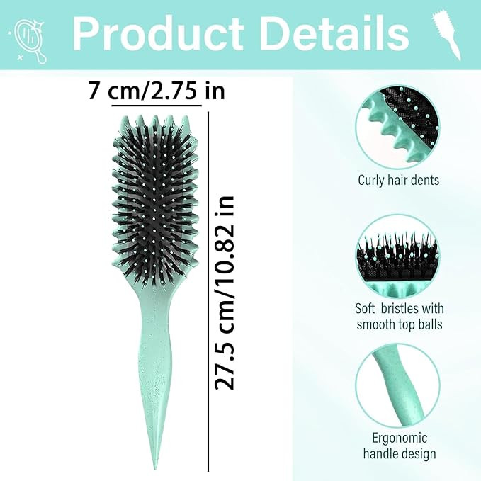 Hair Brush For Women, Paddle Hair Brush Curly Hair Comb, Flexible Hair Brush For Women Hair Brush Men Detangling Hair Brush, Curly Hair Comb Hair Brush For Long/Short/Straight/Curly Hair