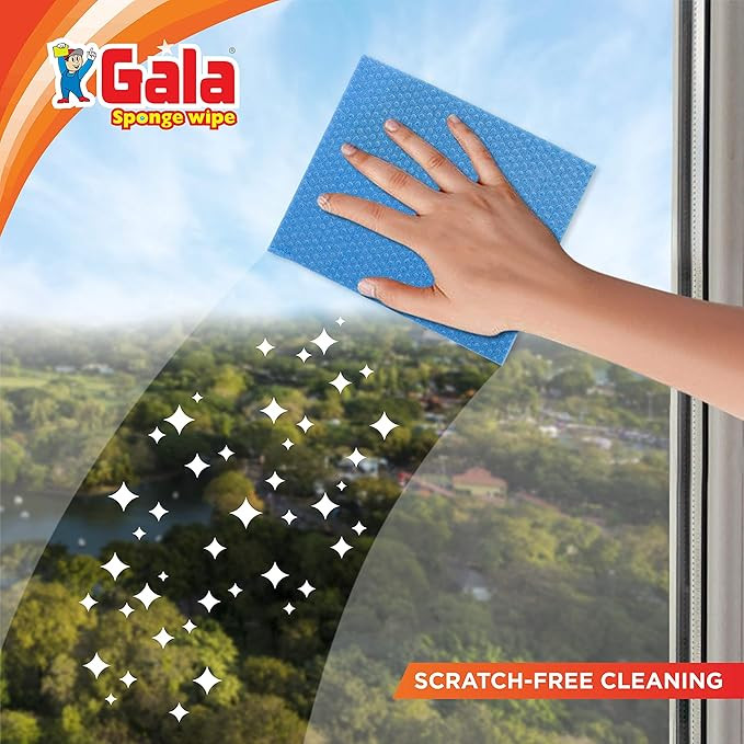 Gala Sponge Wipe for Kitchen 5 Pcs Pack (Multipurpose) (148995)