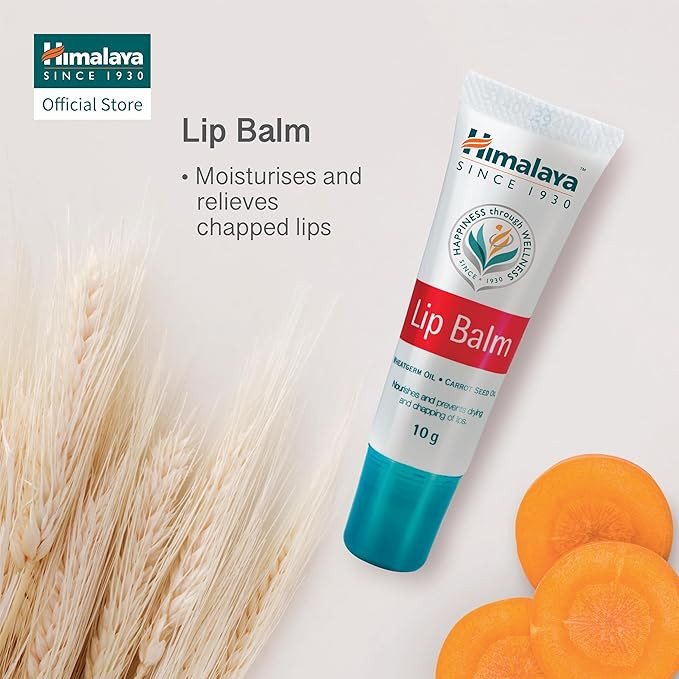 Himalaya Lip Balm, 10 Grams, White