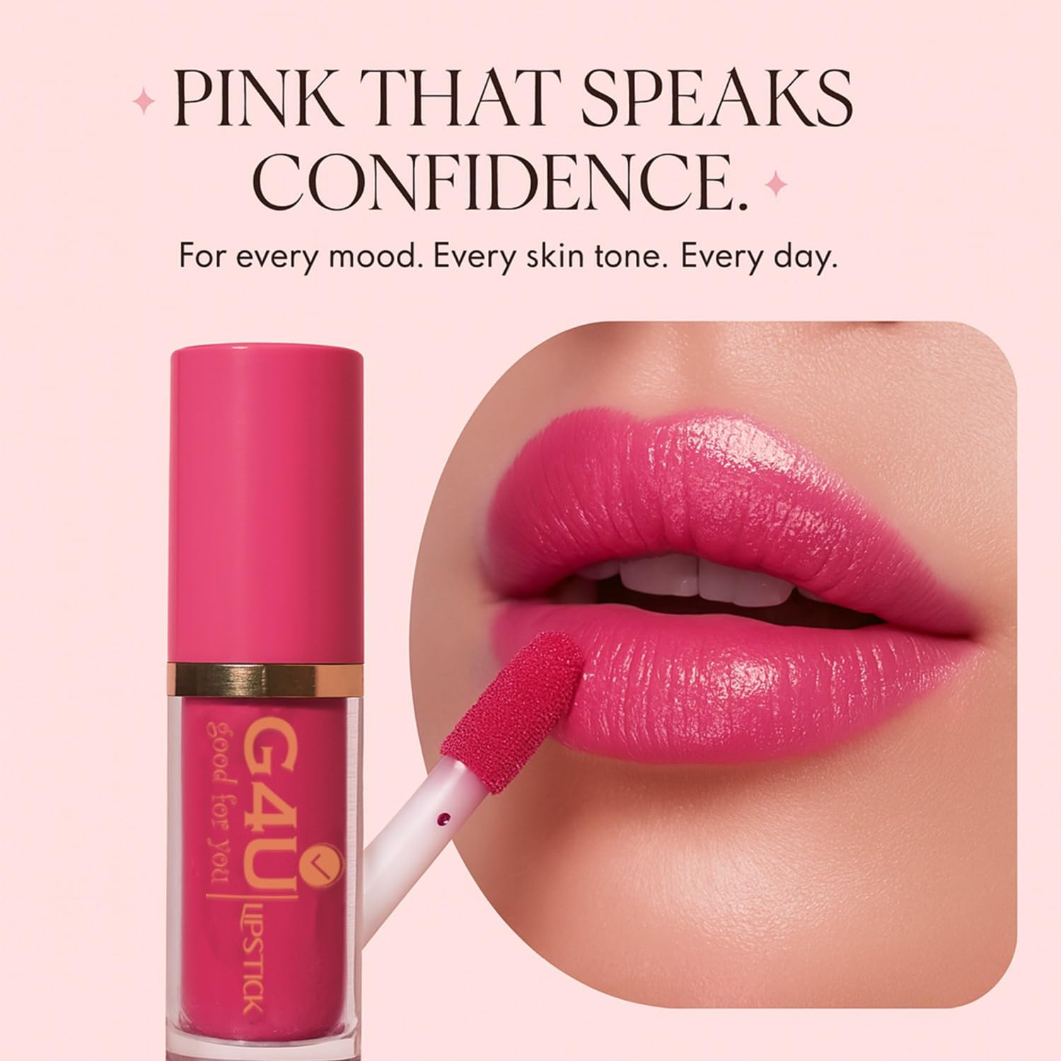 G4U Matte Long Lasting Waterproof Lipstick Set of 12 B | Smudge Proof | Non Transfer | Lip Makeup for Women (Red)