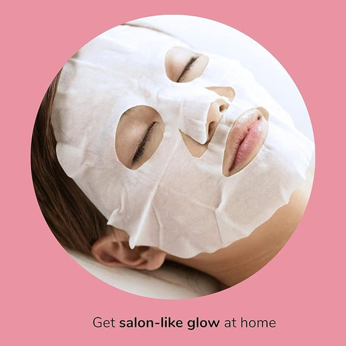 Professional Cotton Facial Sheets Thermo Herb Serum Face Mask Diy Cosmetic Face Skin Care Masks To_Reduce Wrinkles For Skin Hydration, 100 Pieces