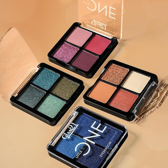 Glam21 Little One 4-in-1 Eyeshadow Palette | Ultra pigmented, Easy to blend | Long Lasting Eye Make Up Kit |Little Lady-04
