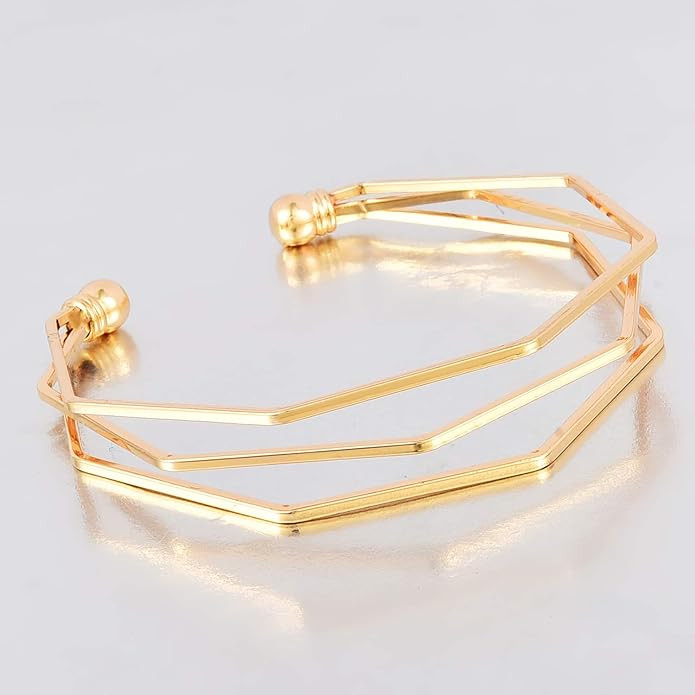 Yellow Chimes Hand Cuff Kadaa Bracelets, Rose Gold Plated Jewellery, Birthday Gift For Girls & Women Anniversary Gift For Wife