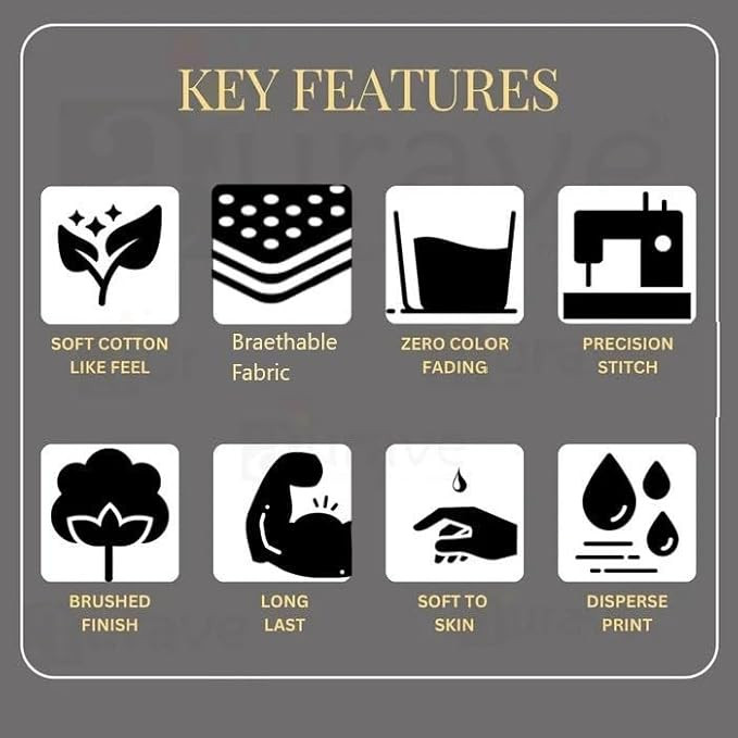 400TC Cotton Ultra Soft Standard Size Pillow Covers Set of 4 Piece || Pillow Cases 4 Piece Set (18" x 28" inches)