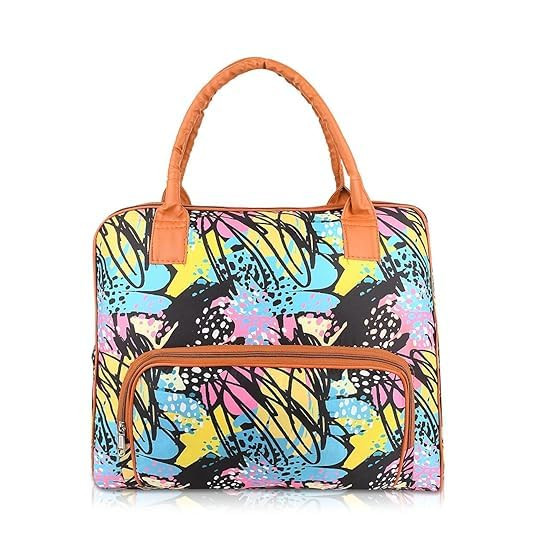 Small Travel Bag Lightweight Waterproof Carry Luggage Bag Travel Duffle Handbags Travelling Bag for Women Large Capacity Duffel Bags Multi Print Pattern Front Zip Pocket