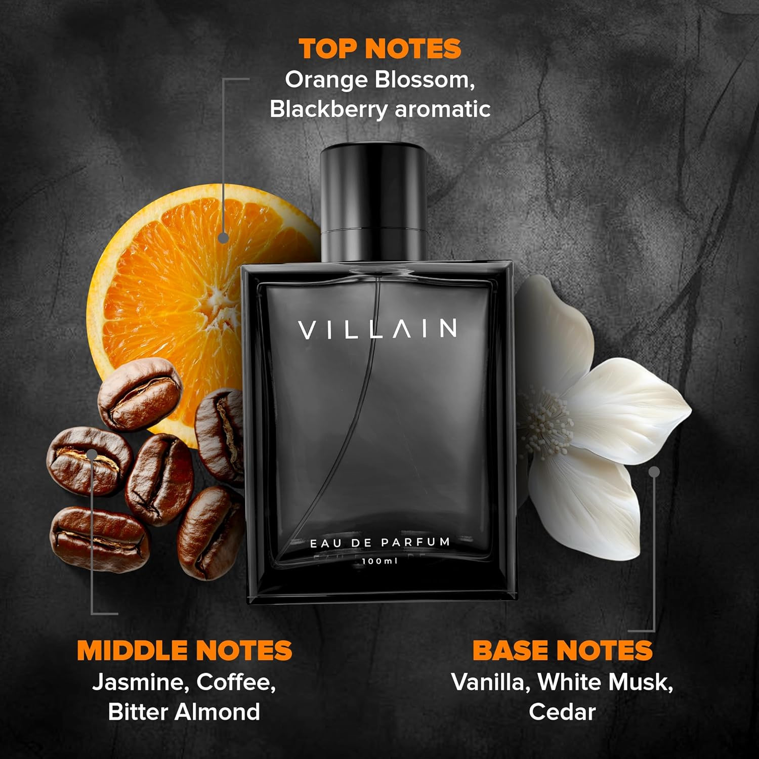 Villain Perfume For Men 100 Ml - Eau De Parfum - Premium Long Lasting Fragrance Spray - Woody & Spicy
