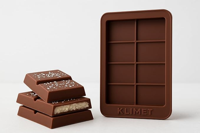 Deep Silicone Chocolate Bar Mold | Large & Thick Candy Bar Mould for Stuffed Chocolate | Big Mold for Knafeh, Pistachio, Dubai-Style Bars | (Pack of 1)