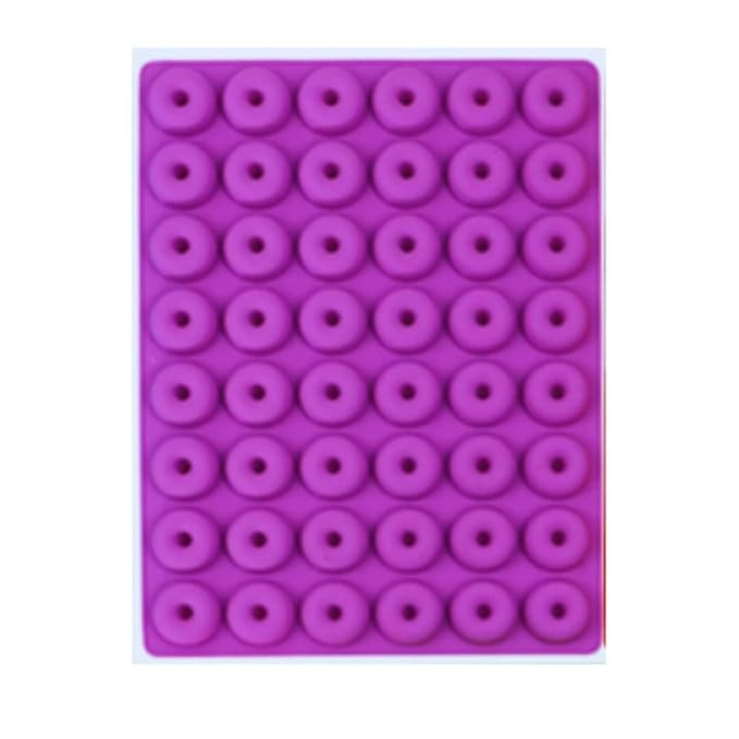 YellowCult Donut Silicone Molds, Mould for Wax Melts Chocolate Clay Jewelry Keychain Cake Candy Dessert Bake Handmade Soaps Aroma Candle DIY Resin Crafts DIY Home Decoration Art Crafts Supplies