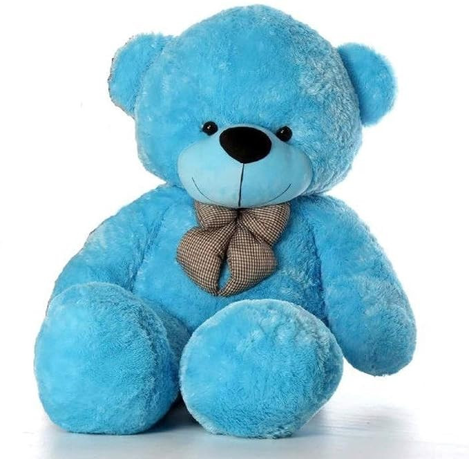 Niku 3 feet Teddy Bear Blue Colour Soft Toy for Girls Kids Baby | Best Gift for Valentines, Birthday, Anniversary