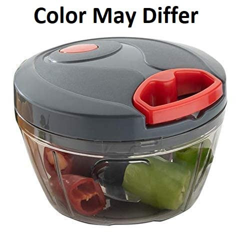 HeeMo Plastic Handy Manual Chopper 450 Ml. | Pack of 1 (Regular) Multicolor