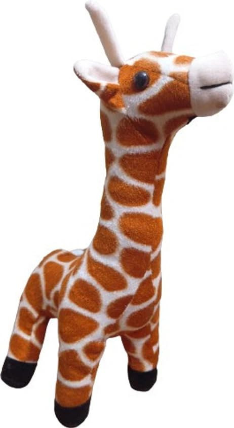 Plush Giraffe Stuffed Animal, Orange and White Pattern, Soft Toy-25cm