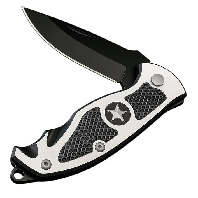 Shruthi Star Shield Foldable Knife (Manual) For Kitchen, Home,Travel and Office Tool Carbon Steel pack of 1