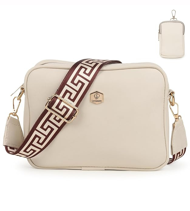 Soft Fabric Sling Bag with Broad Strap & Coin Pouch for Women