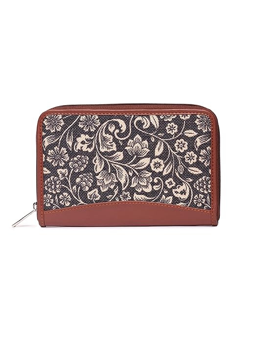 ZOUK Women's Handcrafted Classic Chain Wallet