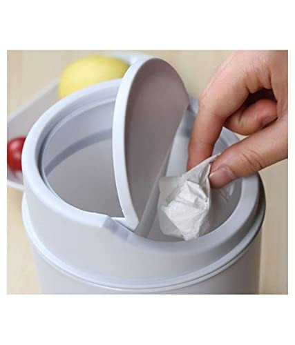 7 Liter dustbin Large Capacity and Comes with Pedal Trash Can/Garbage Waste Bin Ideal For Home/Kitchen/Office (Green)