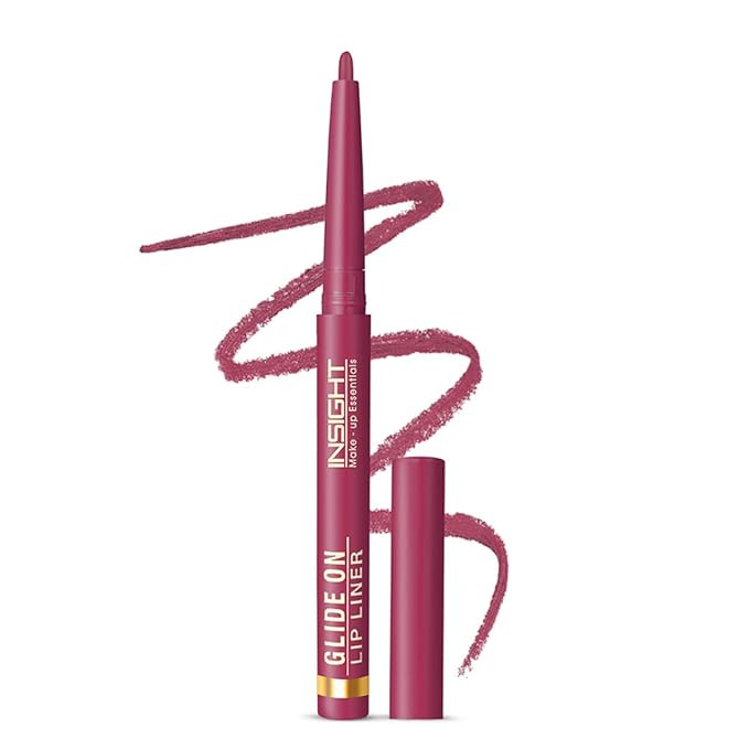INSIGHT Glide On Lip Liner - My Bestie | Intensely Pigmented | Ultra Smooth Texture | Long lasting Formula | Weightless Formula - 0.3 g