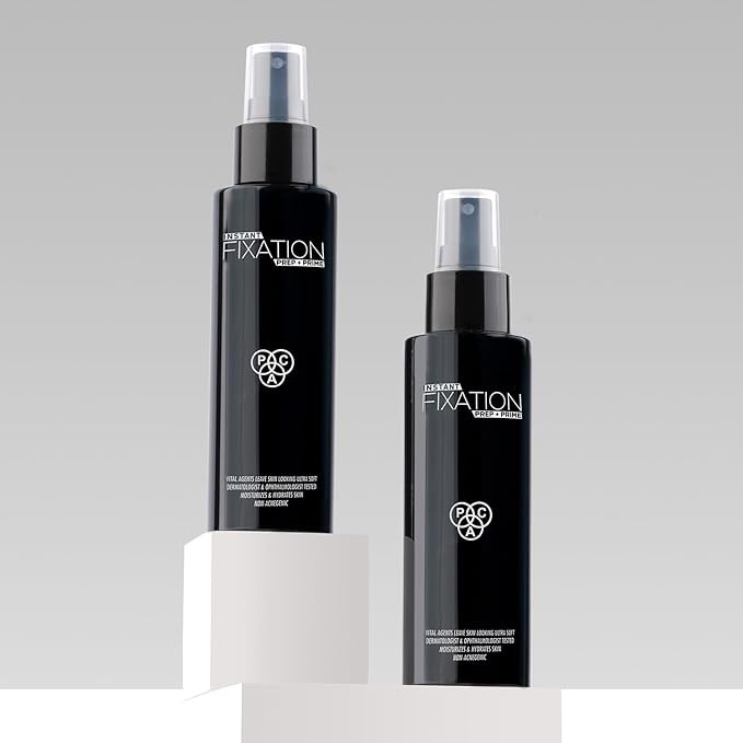 PAC Instant Fixation Prep & Prime Makeup Fixer Spray for Face Makeup | Dewy Finish Setting Spray | Hydrating & Moisturizing for All Skin | 120 ml