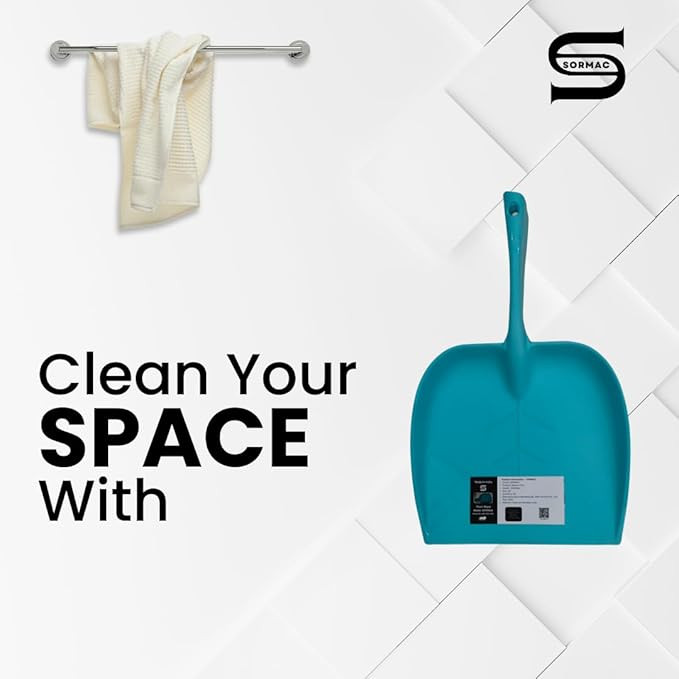 Dustpan for Home, Kitchen,Bathroom & Shop I Dustpan with Handle | Supdi for Cleaning | Dust Collector I Picker | Supli | Waste pan | Garbage Picker | Dirt Collector Tray | Kudadan (Multicolor)