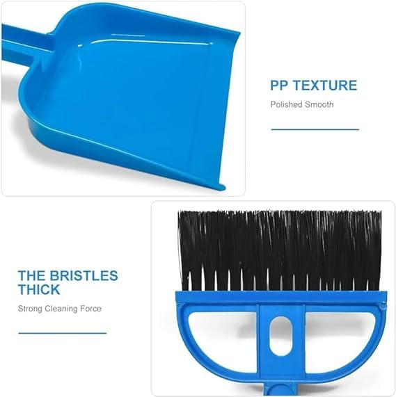 Home & Improvement Pack Mini Hand Broom and Dustpan Set Small for Cleaning House for Camping, car, Keyboard,Table,Desk,Window Gaps,Small Messes, Kids,Cat,Dog etc