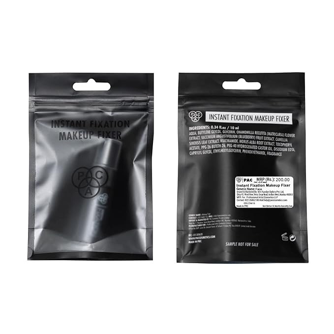 PAC Instant Fixation Prep & Prime Makeup Fixer Mini Spray for Face Makeup | Dewy Finish Setting Spray | Hydrating & Moisturizing for All Skin | 120 ml