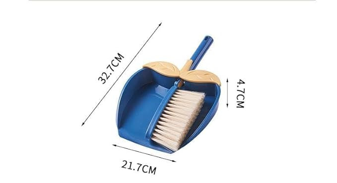 Mini Dustpan and Brush Set for Home & Kitchen Cleaning | Portable Handheld Sweeping Tool with Soft Bristles | Compact Table, Floor & Desk Cleaner (Multicolor)