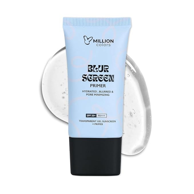 Blur Primer | Matte Finish and Oil Control| Hydrating Makeup Base Infused With Hyaluronic Acid | 2-in-1 Primer and Sunscreen SPF 50 PA+++ For All Skin Types - 30ml