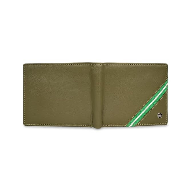 DailyObjects Classic Bifold Wallet for Men | Genuine Leather Material | Holds up to 8 Credit/Debit/ATM Cards | Slim & Easy to Fit | Coin Pocket with Button Closure | Handcrafted Money Purse